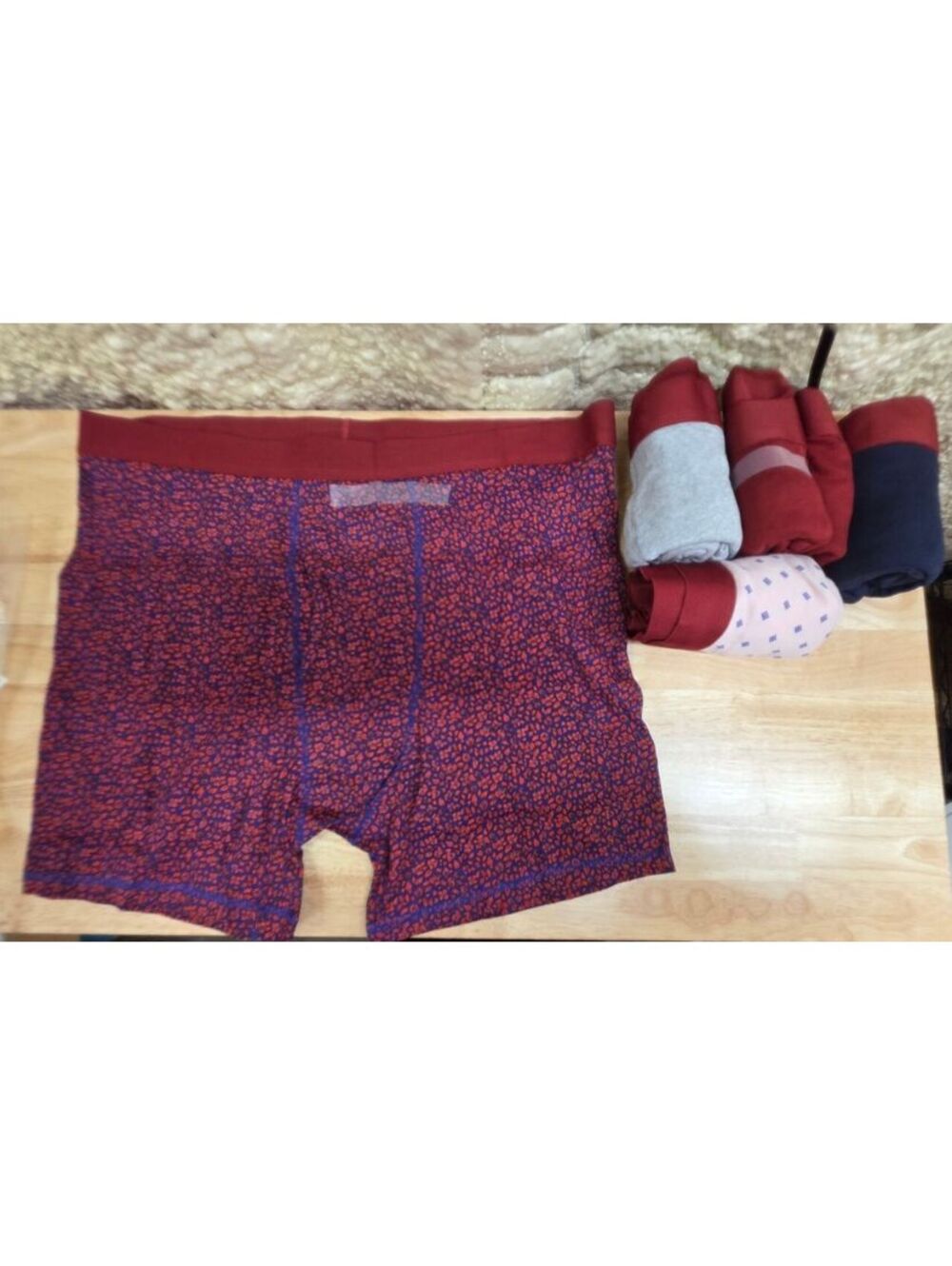 AMAZON ESSENTIALS MEN’S BOXER BRIEFS 5‑PACK ASSORTED COLORS SIZE XX‑LARGE